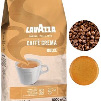 Lavazza Caffe Crema Dolce kawa ziarnista czarna 1 kg